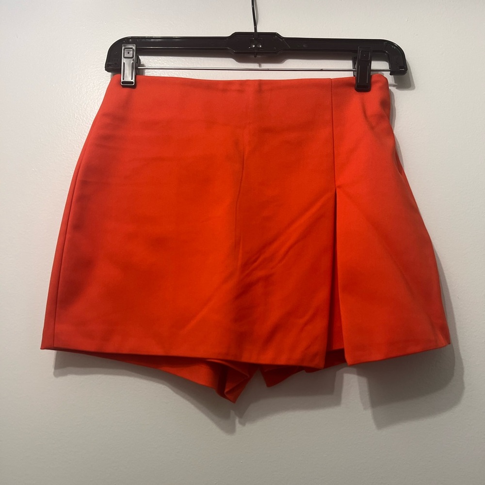 English Factory Vibrant Red Skorts